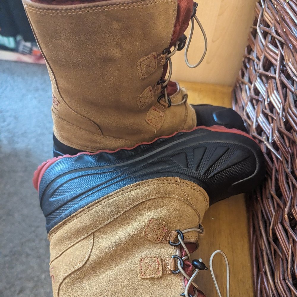 UGG SNOW & RAIN BOOTS(Suede & waterproof rubber/fur insole)